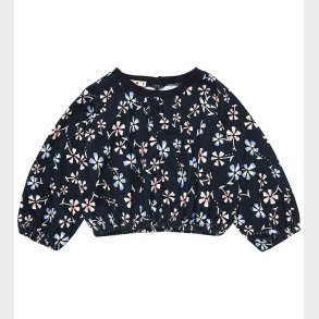 Marni Bluse - Navy m. Blomster