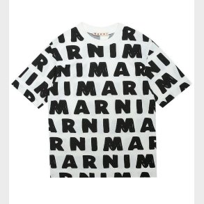 Marni T-shirt - Hvid m. Sort