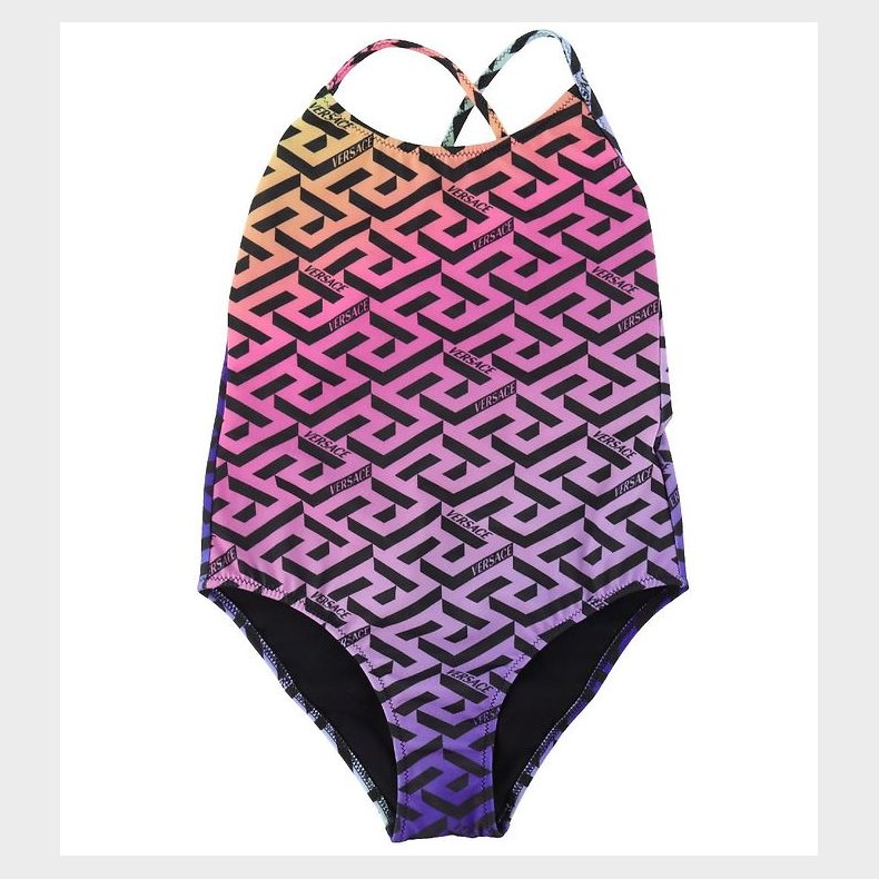 Versace Badedragt - Fuchsia m. Sort