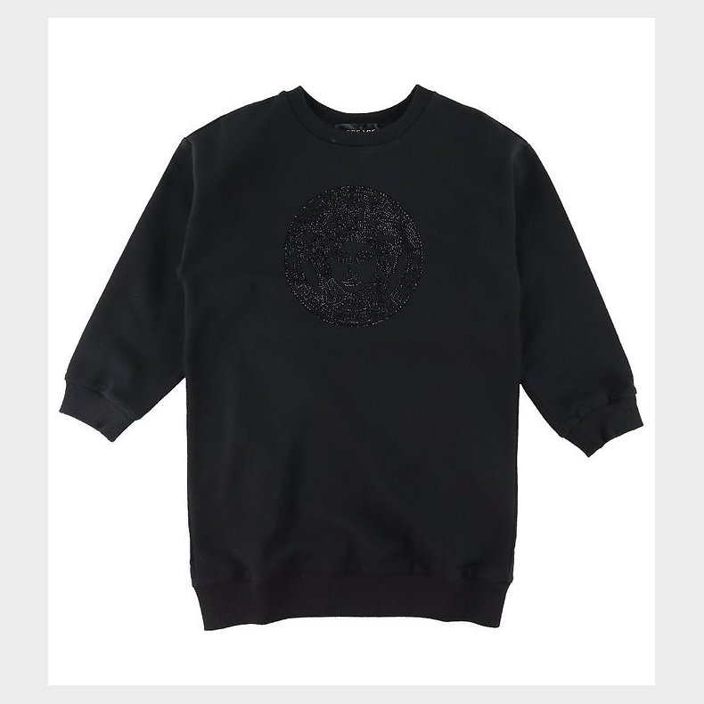 Versace Sweatkjole - Sort m. Logo/Similisten