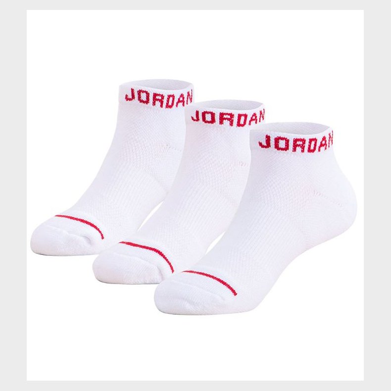 Jordan Anklestrmper - 3-pak - Jumpman No Show Cushioned - Hvid