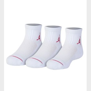Jordan Ankelstrmper - 3-pak - Jumpman Quarter - Hvid