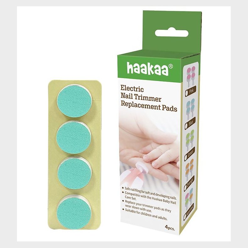 Haakaa Slibepude Refill - 4-pak - 3-6 mneder - Bl