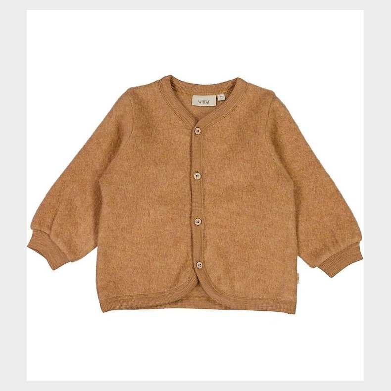 Wheat Cardigan - Uldfleece - Clay Melange