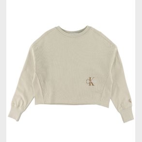 Calvin Klein Sweatshirt - Monogram - Eggshell