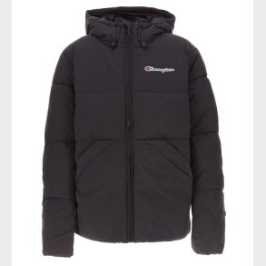 Champion Fashion Dynejakke - Script Logo - Sort