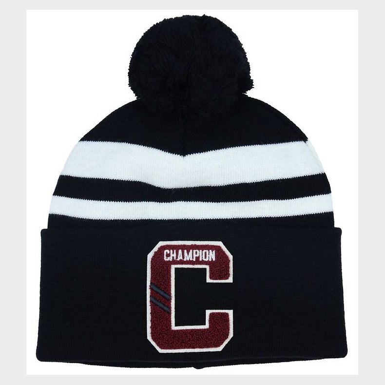 Champion Hue - Strik - Teen - 2-Lags - Sort/Hvid m. Kvast