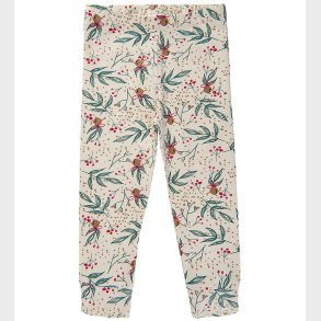 The New Siblings Leggings - Holiday - White Swan Bell Aop
