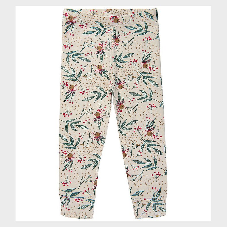 The New Siblings Leggings - Holiday - White Swan Bell Aop