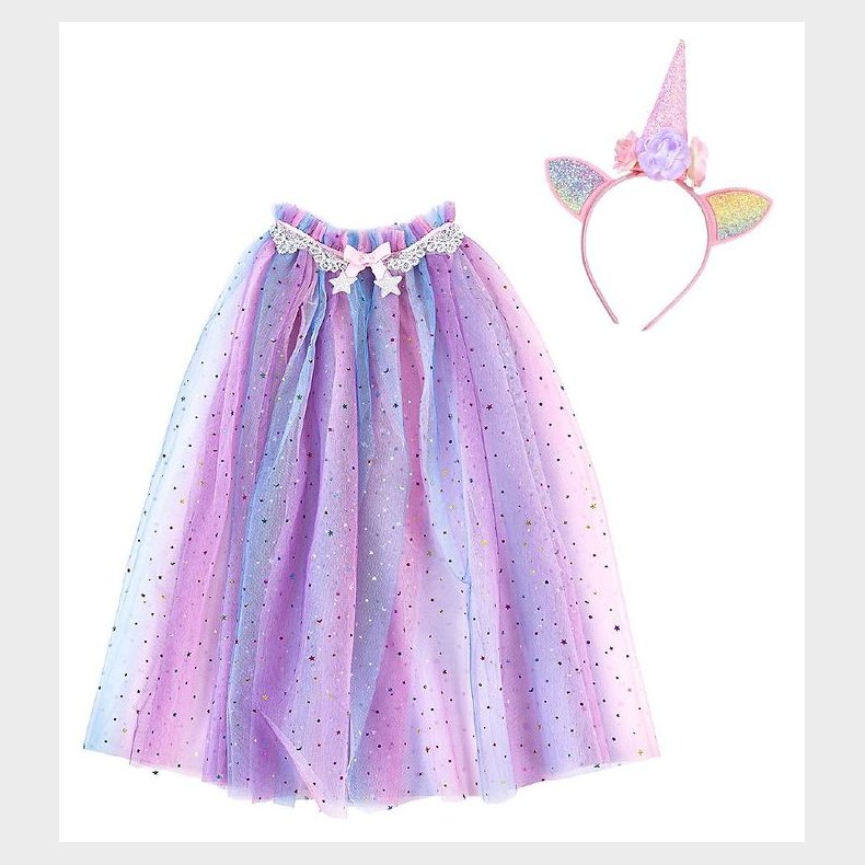 Great Pretenders Udkl�dning - Regnbue Enhj�rning - Multifarve