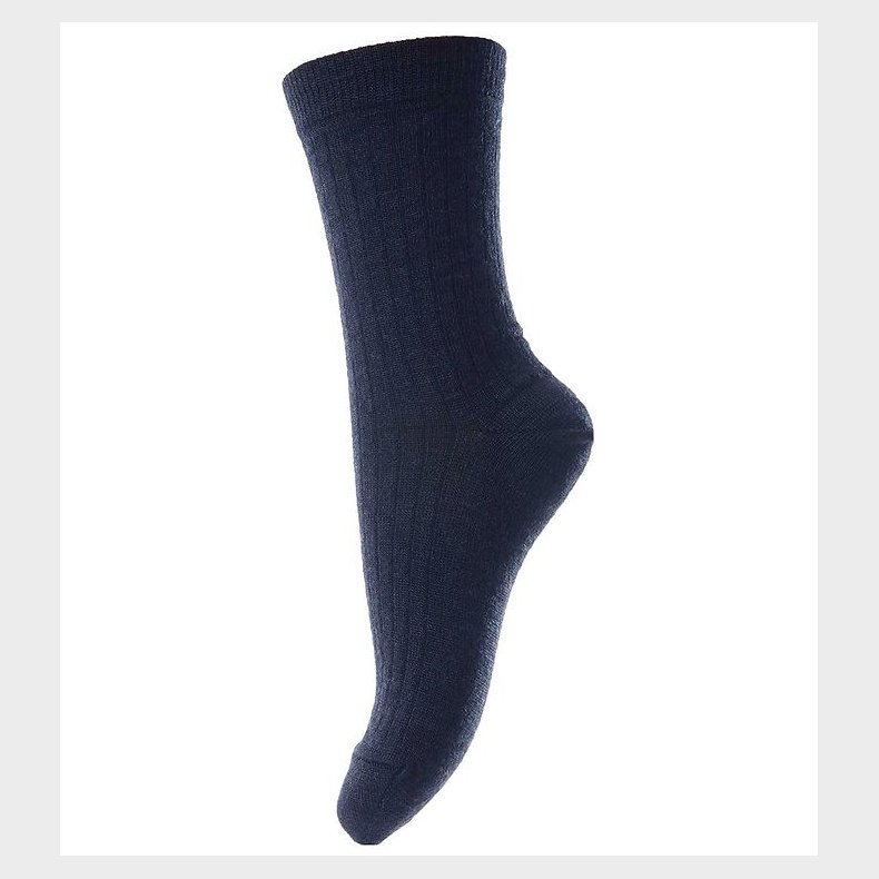 MP Str�mper - Uld - Rib - Navy
