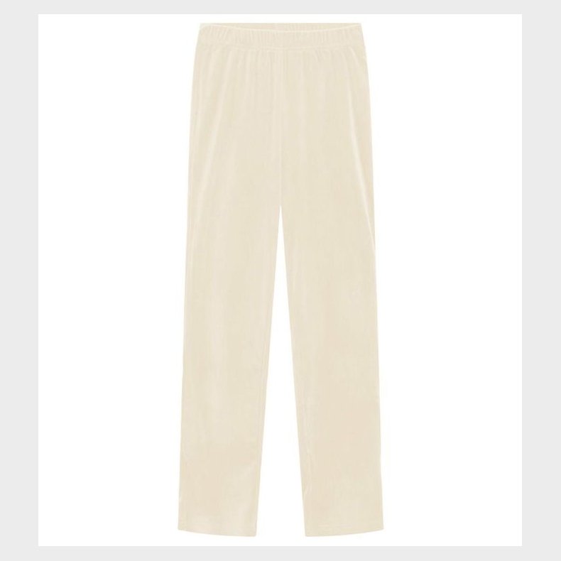 Grunt Bukser - Melis - Velour - Cream White