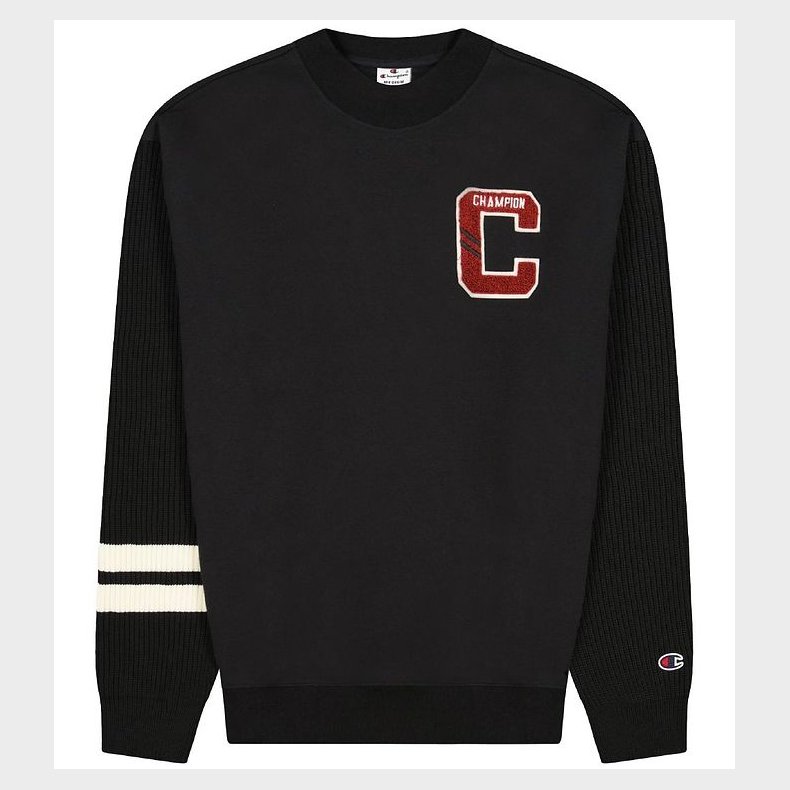 Champion Fashion Sweatshirt - Sort m. Logo