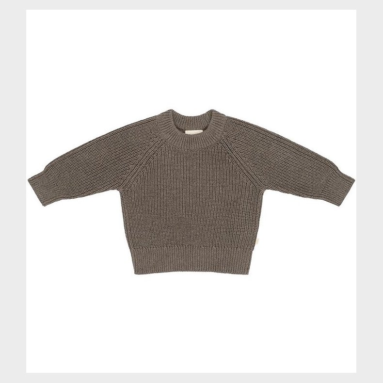 That's Mine Bluse - Flo Sweater - Earth Brown Melange