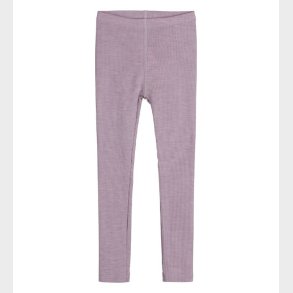 Hust and Claire Leggings - Lane - Rib - Uld - Dusty Rose