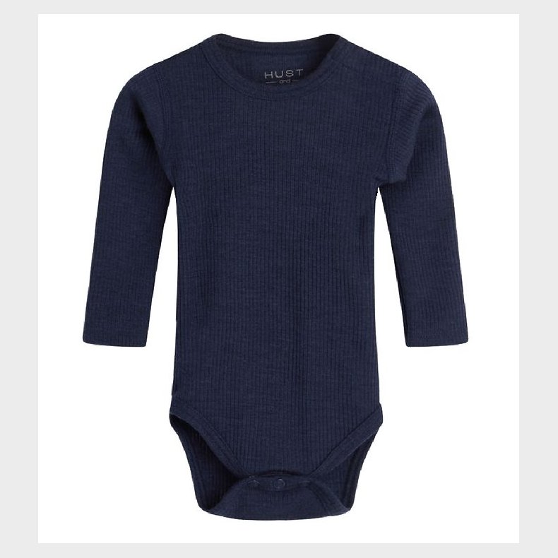 Hust and Claire Body l/ - Berry - Rib - Uld - Navy