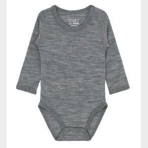Hust and Claire Body l/ - Bo - Uld - Gr Melange