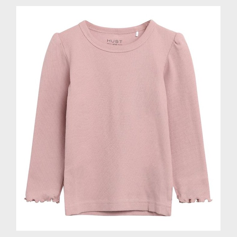 Hust and Claire Bluse - Andia - Rib - Dusty Rose