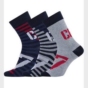 Ronaldo Strmper - 3-pak - Bl/Gr/Rd