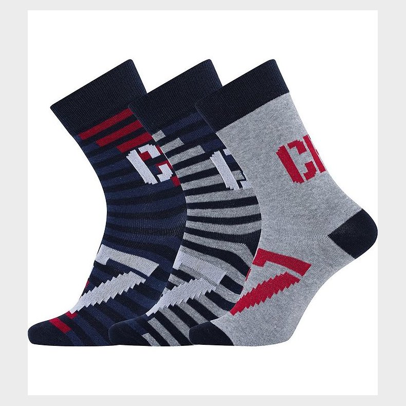 Ronaldo Strmper - 3-pak - Bl/Gr/Rd