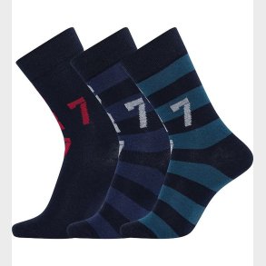 Ronaldo Strmper - 3-pak - Bl/Grn/Rd