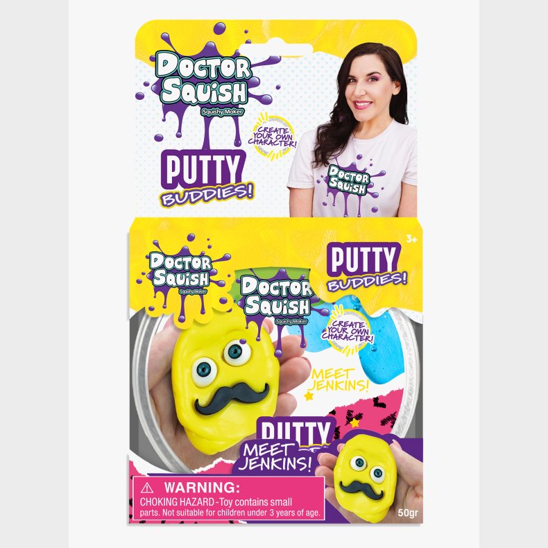 Doctor Squish Putty Buddies Strukturmasse Jenkins 50g