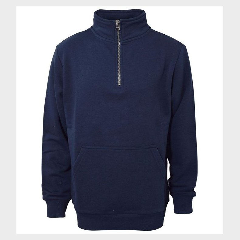 Hound Sweatshirt - Half Zip - Navy