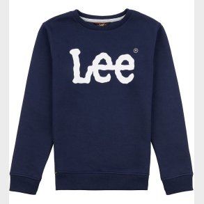 Lee Sweatshirt - Wobbly Graphic BB Crew - Navy Blazer