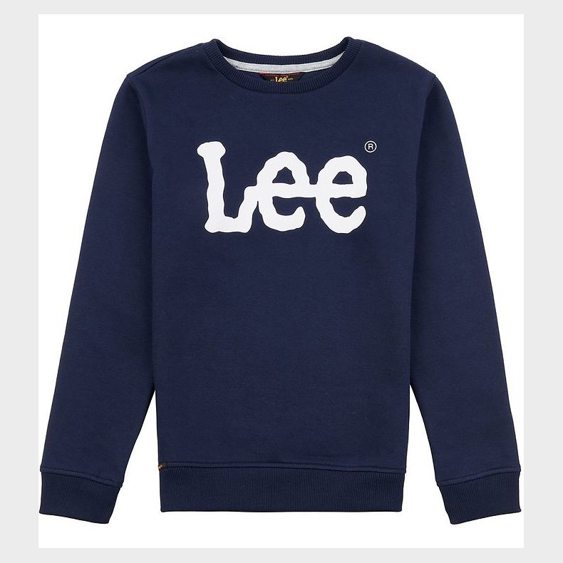 Lee Sweatshirt - Wobbly Graphic BB Crew - Navy Blazer