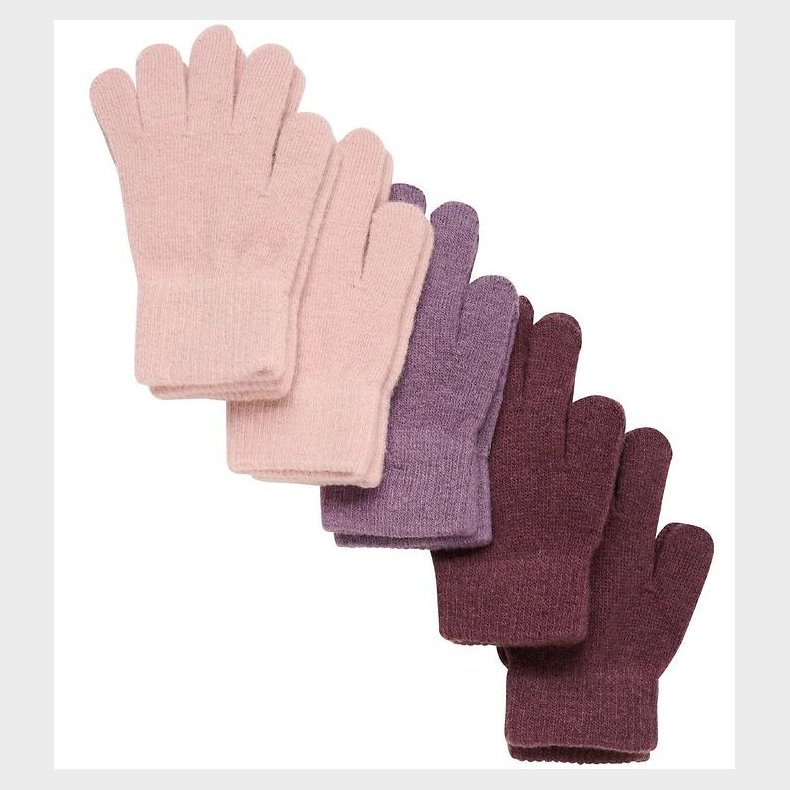 CeLaVi Handsker - Uld/Nylon - 5-pak - Misty Rose