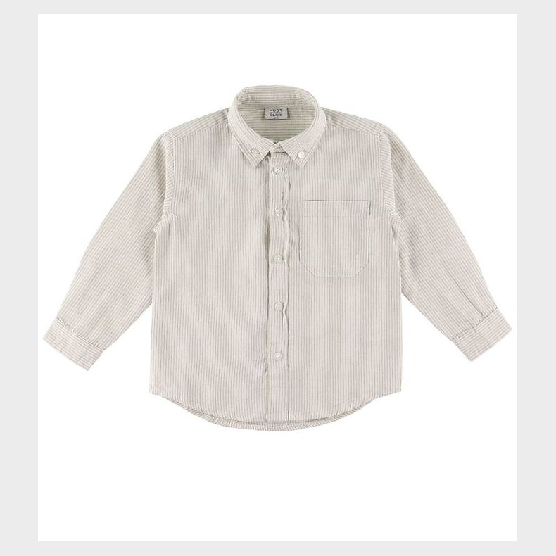 Hust and Claire Skjorte - Ruben - Beige/Off White