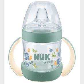 Nuk Drikkekop m. Hndtag og Tud - 150 ml - For Nature - Grn