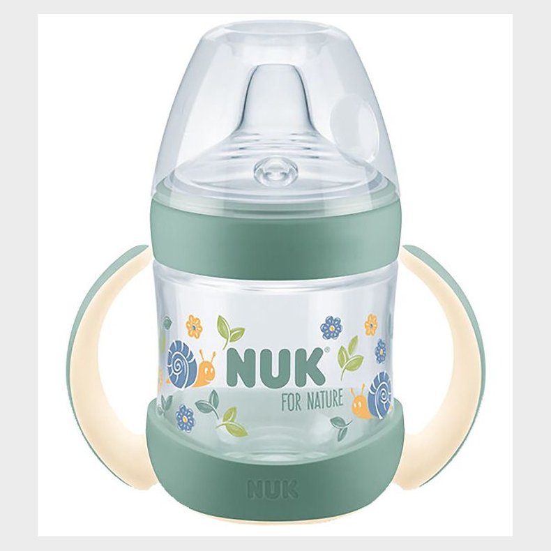 Nuk Drikkekop m. Hndtag og Tud - 150 ml - For Nature - Grn