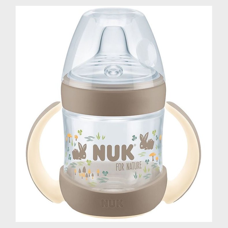 Nuk Drikkekop m. Hndtag og Tud - 150 ml - For Nature - Cream