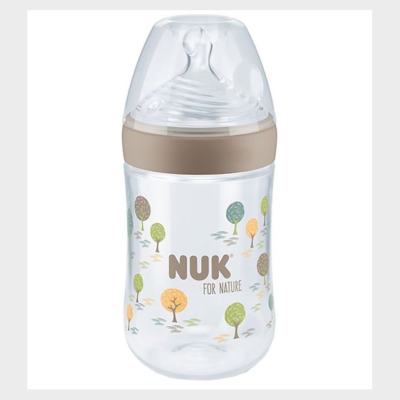 Nuk Sutteflaske - For Nature - 260 ml - Size M - Cream