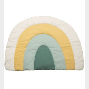 Sebra Strikket Legemadras - Regnbue - 130x85 - Dusty Green