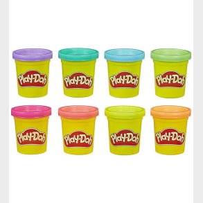 Play-Doh Modellervoks - Neon - 8-pak
