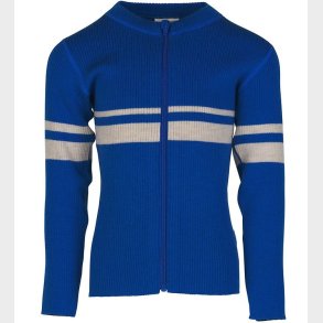 Voksi Cardigan - Uld - Rib - Twilight Blue