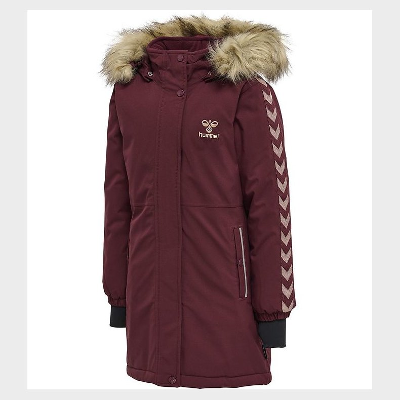 Hummel Vinterjakke - hmlLeaf - Windsor Wine