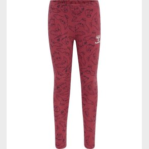 Hummel Leggings - hmlHarry Potter Onze - Earth Red m. Print