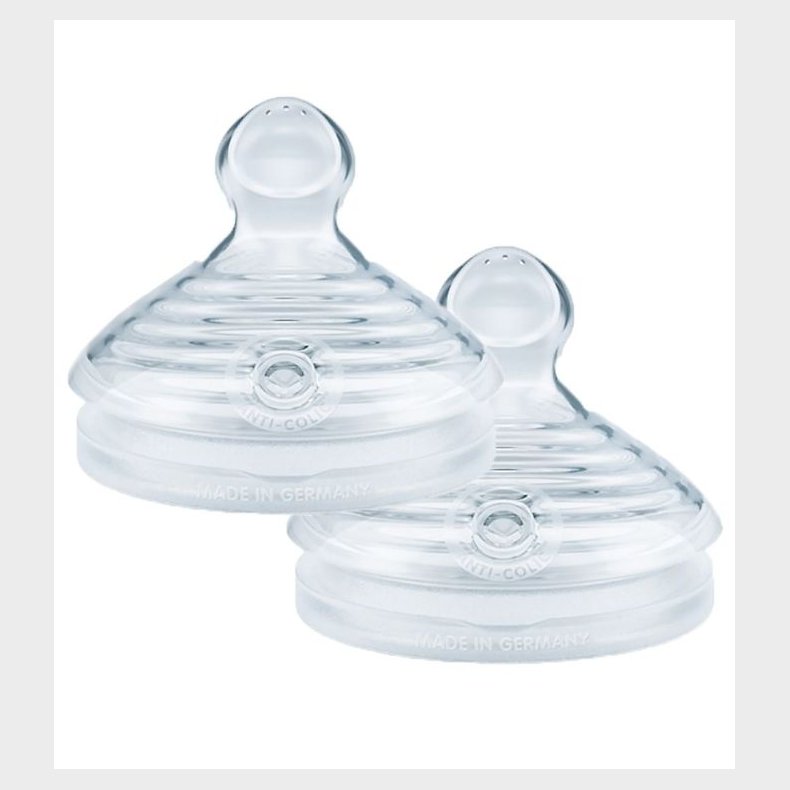 Nuk Flaskesutter - For Nature Teat Silikone - 2 Pak - Size M