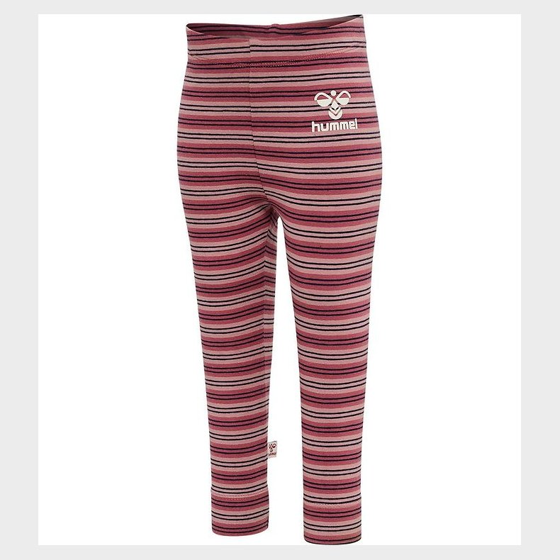 Hummel Leggings - HmlUnited Tights - Stribet - Woodrose
