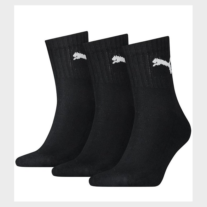 Puma Strmper - Short Crew - 3-pak - Sort