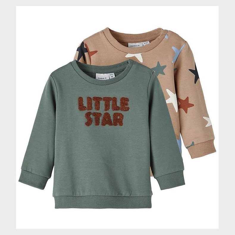 Name It Sweatshirt - 2-pak - NbmObert - Affogat