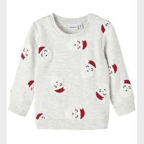 Name It Sweatshirt - NbnRachristmas - Light Grey Melange