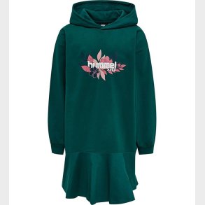 Hummel Kjole - hmlSaga Hoodie Dress - Deep Teal