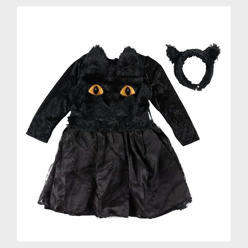 Den Goda Fen Udkl�dning - Sort Kattekjole - Sort