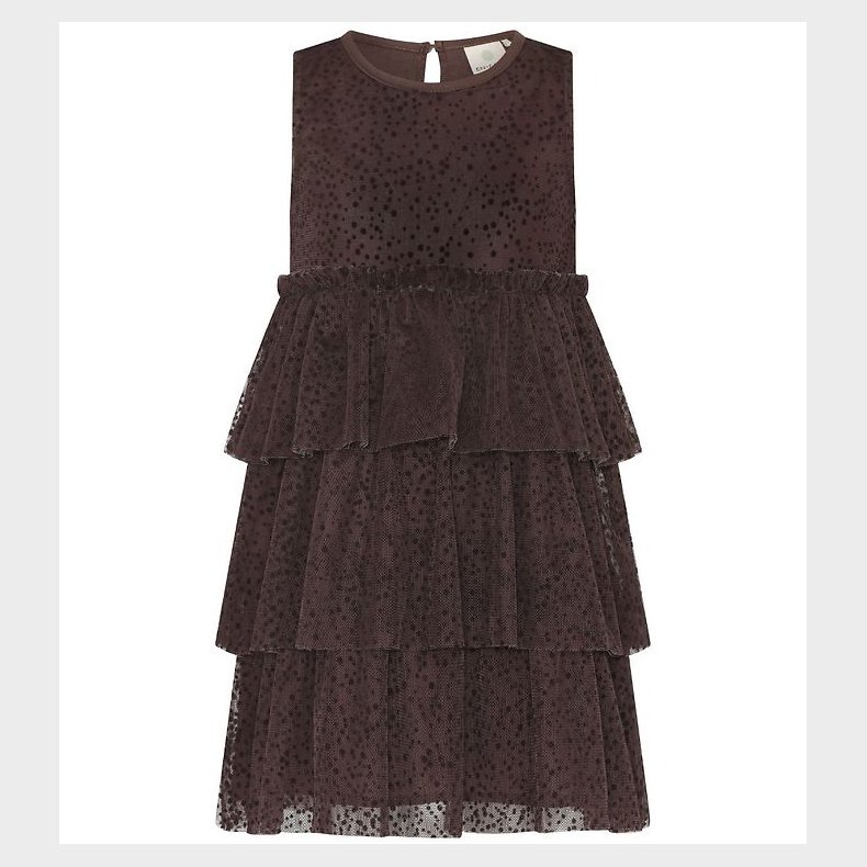 En Fant Kjole - Tyl - Chestnut