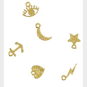 Me&My BOX Vedhng - 6 Stk. - Ikoner - Guldbelagt 18K