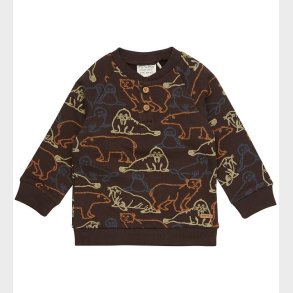 Minymo Sweatshirt - Java m. Hvalros